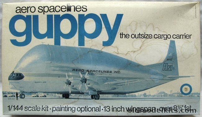 Entex 1/144 Aero Spacelines Guppy, 8488 plastic model kit